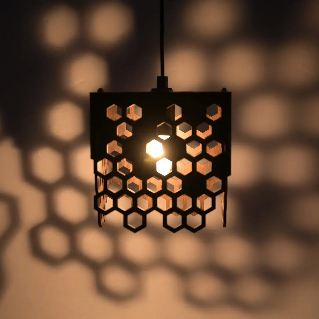 Hand-Etched Wall & Ceiling Hanging Light – Boho Pendant Light for Living Room, Balcony, Bedroom & Home Décor Attractive Sister