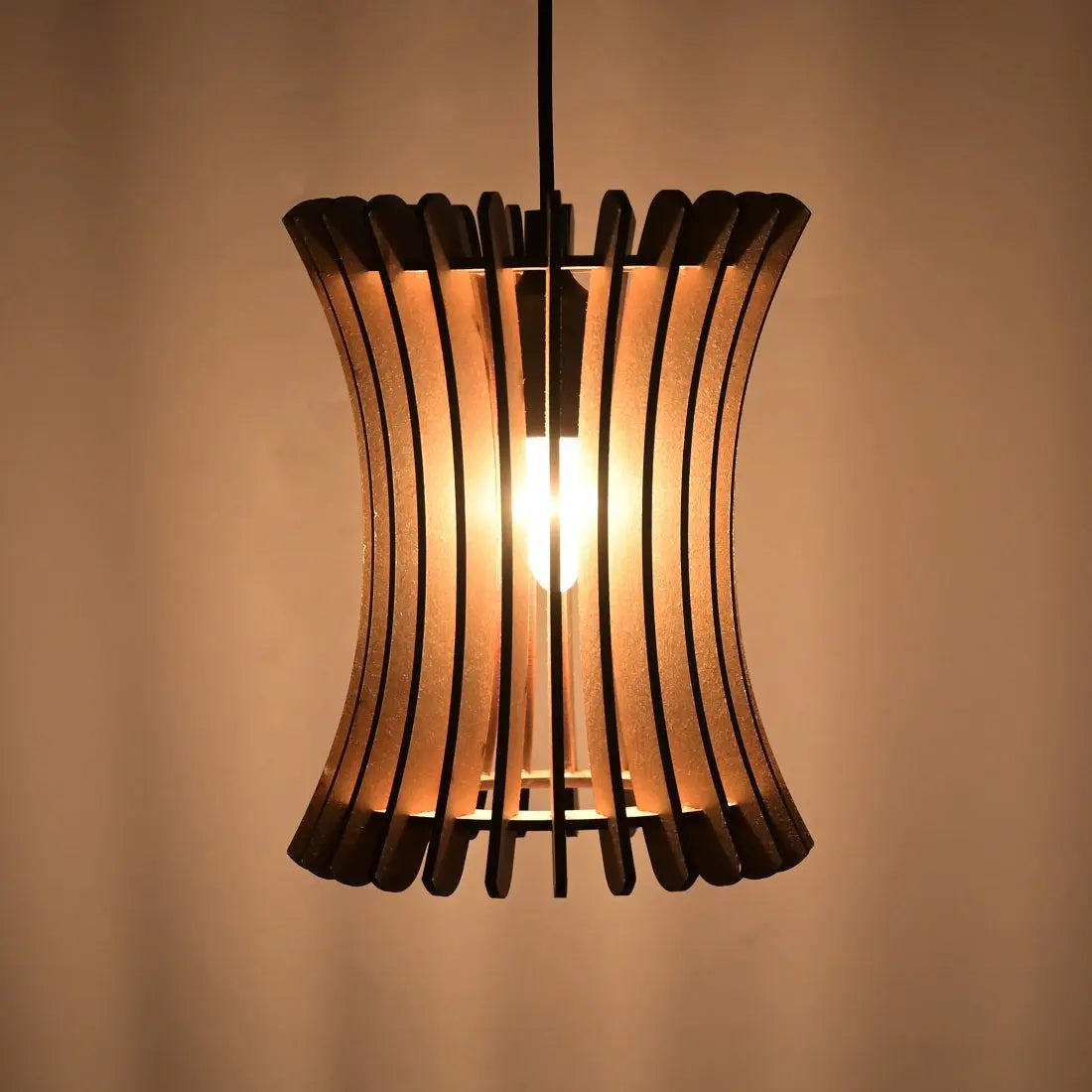 Handcrafted Rattan Hanging Lamp – Boho Cane Pendant Light for Living Room & Home Decor (108 cm or 20 cm) Attractive Sister