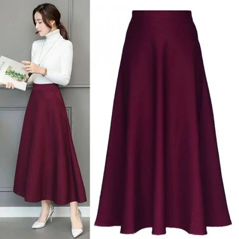 Women's Elastic High Waist Slim Skirt CJ