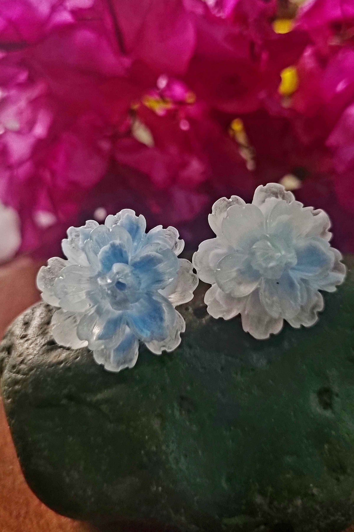 Romantic Flower Earrings , Blush & Bloom Earrings with Modern Style Attractive Sister