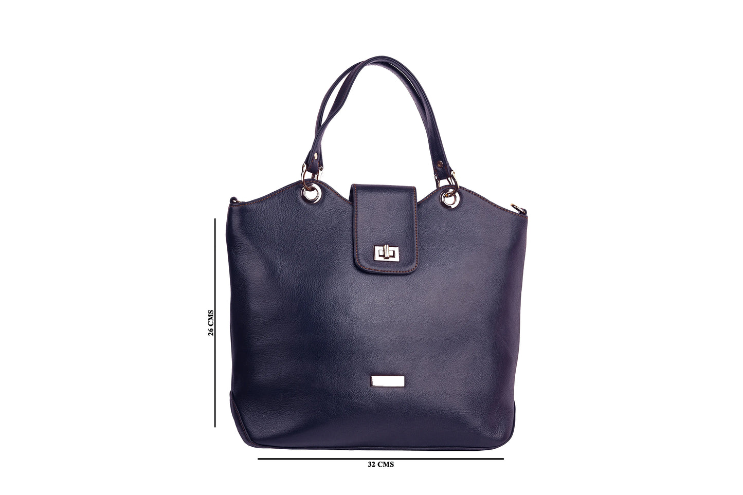 Italian Calfskin Leather Tote – Elegant & Functional Attractive Sister