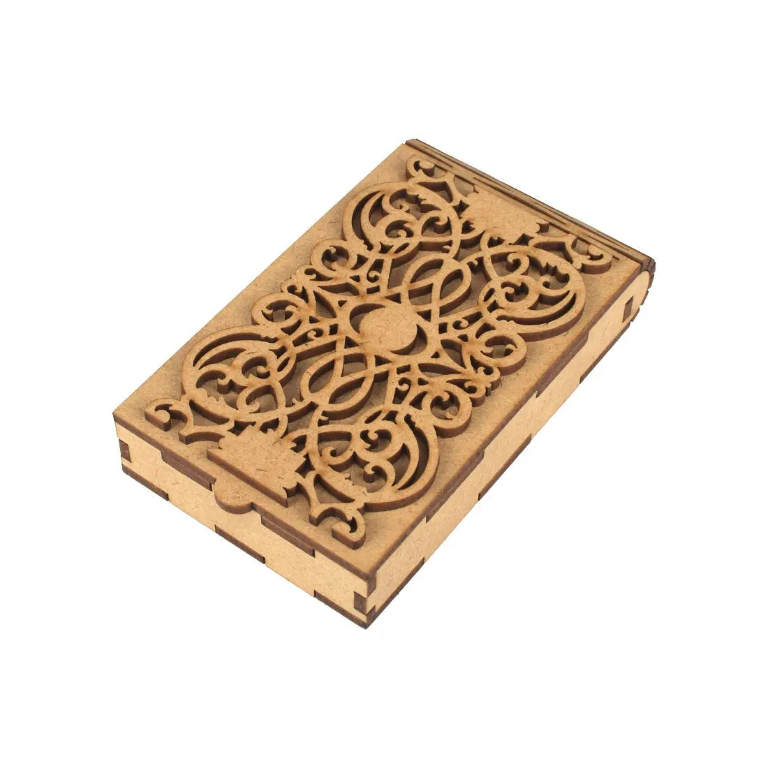 Wooden USB Pen Drive Organizer Box with Secure Cover & Compartments for Storage Attractive Sister