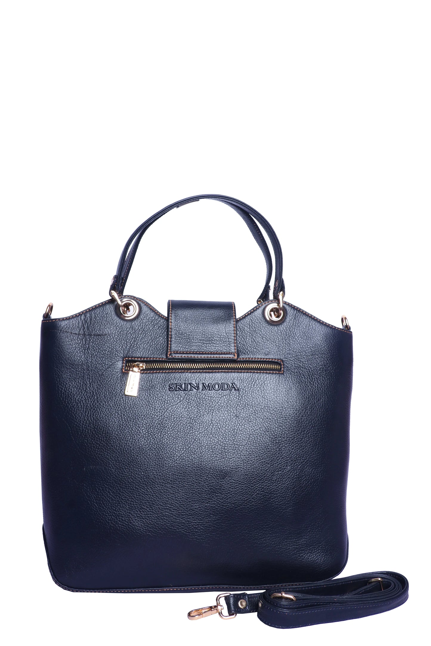 Italian Calfskin Leather Tote – Elegant & Functional Attractive Sister