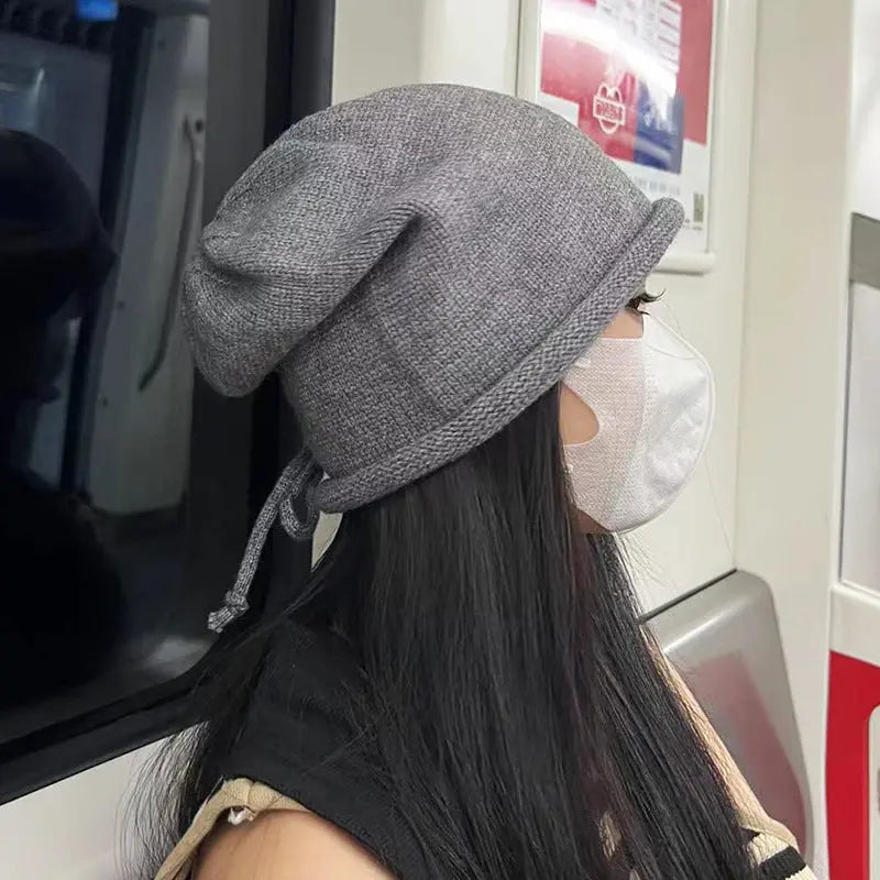 All-matching Warm Hemming Knitted Hat CJ