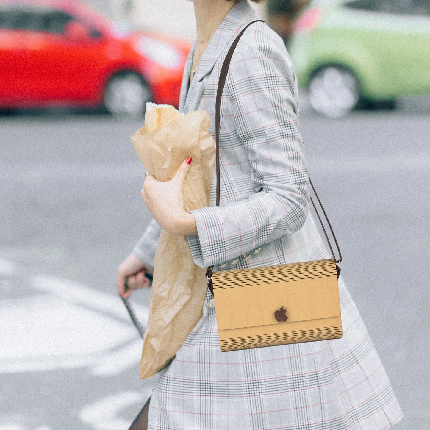 Women's Handcrafted Wooden Light Weight Unique purse/Handbag Attractive Sister