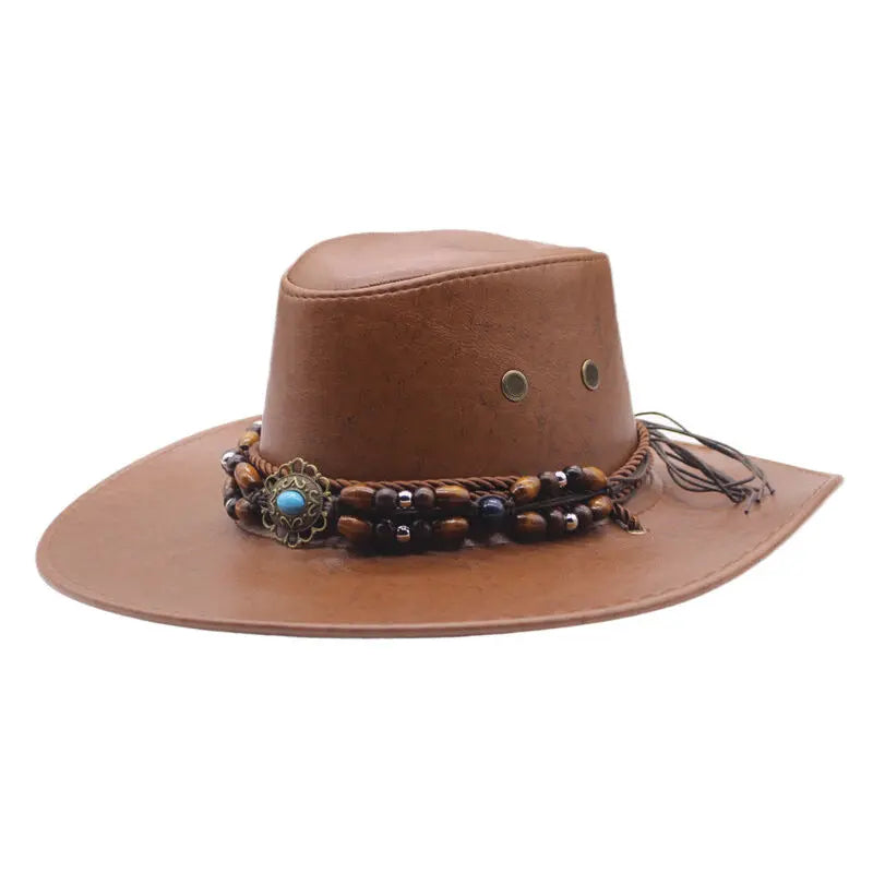 Female Big Brim Sun-proof Western Cowboy Hat CJ