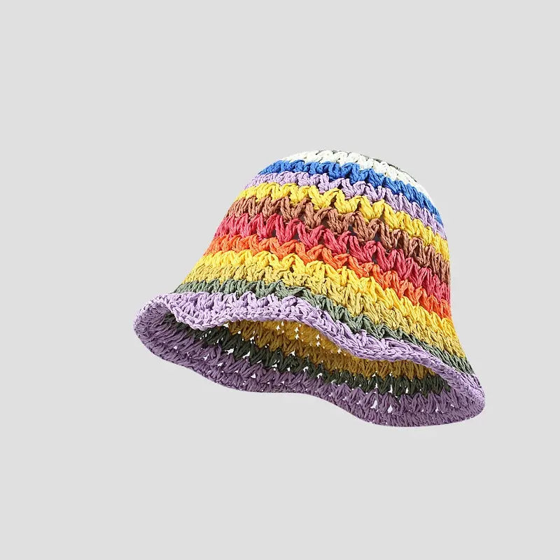 Sun-proof Sun-proof Beach Big Brim Makes Face Look Smaller Bucket Hat CJ