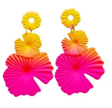 Bohemian Flower Earrings for Everyday Wear , Bold and Beautiful Statement Earrings Attractive Sister