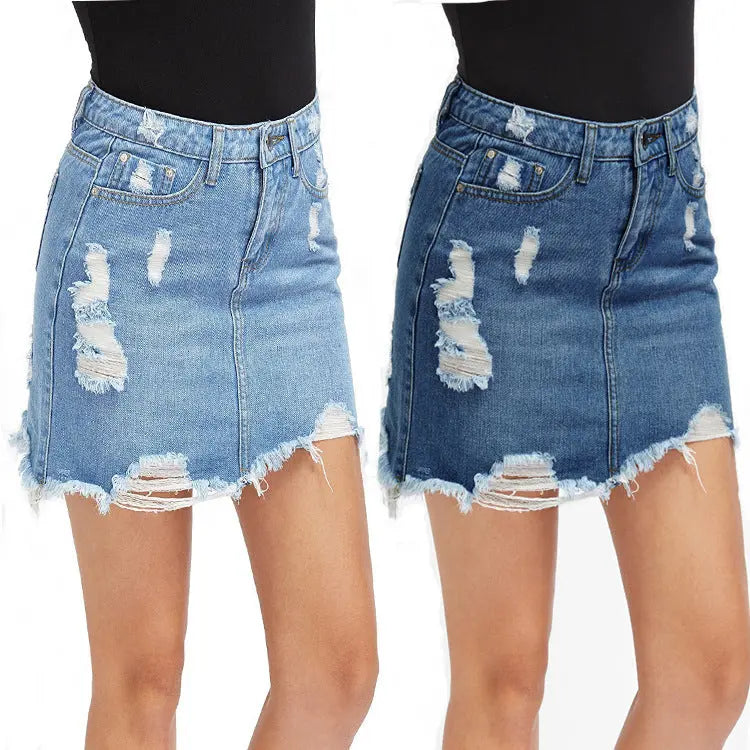 Denim skirt skirt CJ