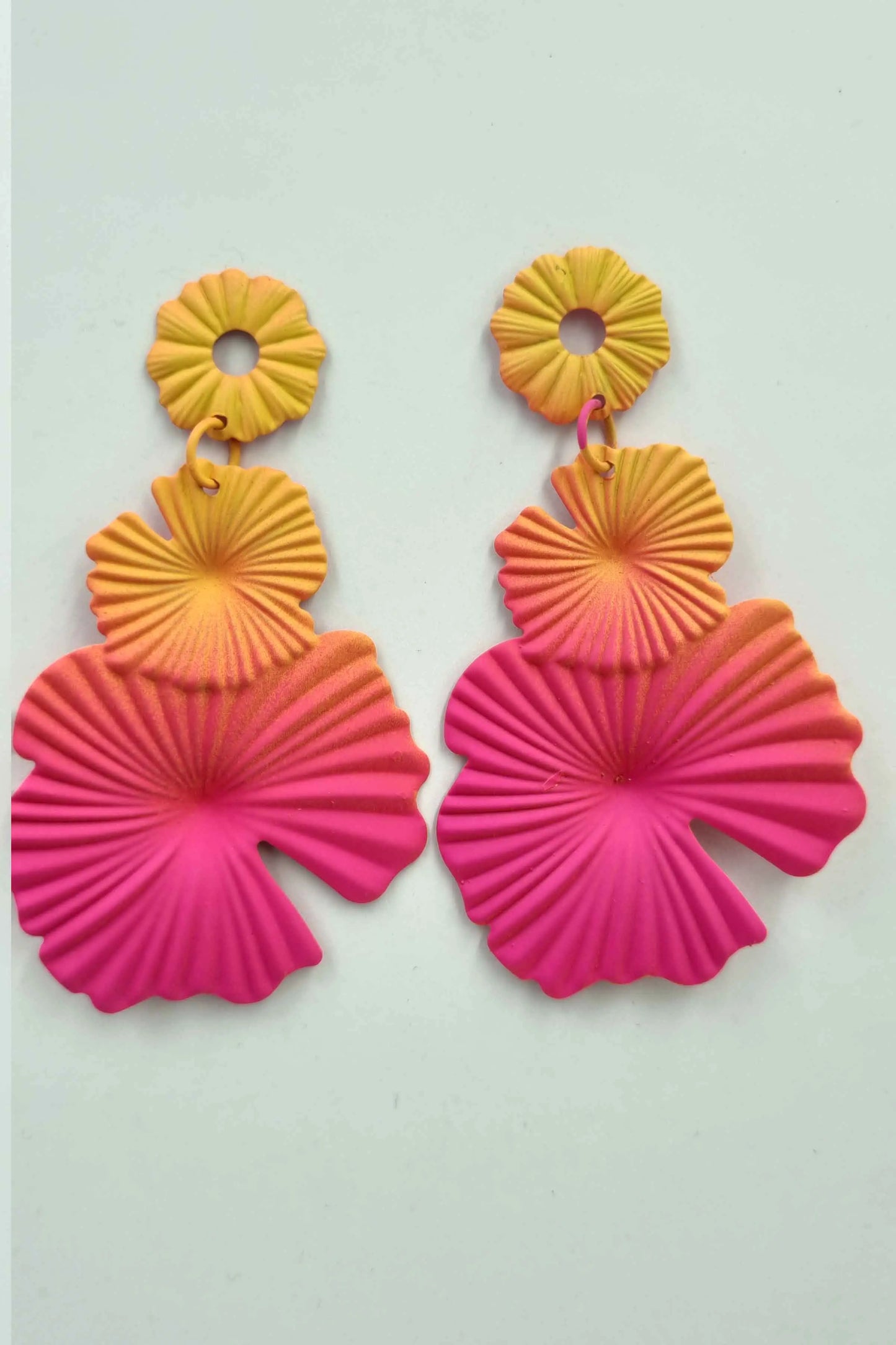 Bohemian Flower Earrings for Everyday Wear , Bold and Beautiful Statement Earrings Attractive Sister