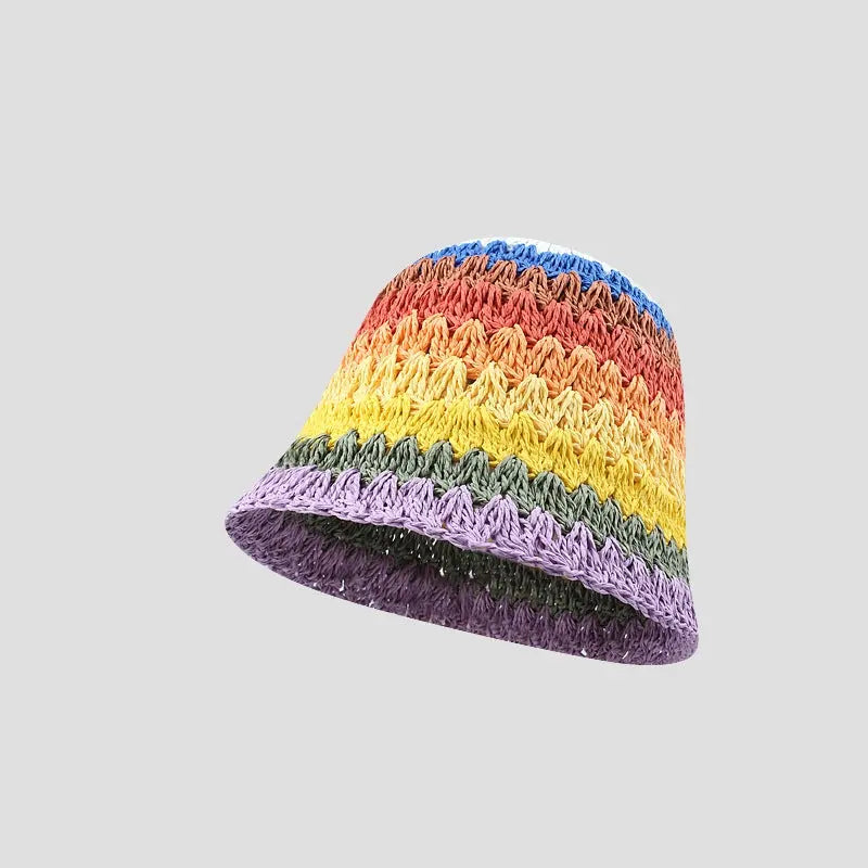 Sun-proof Sun-proof Beach Big Brim Makes Face Look Smaller Bucket Hat CJ