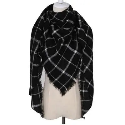 esign Women Triangles Scarf Long Scarves Shawl Autumn Winter CJ