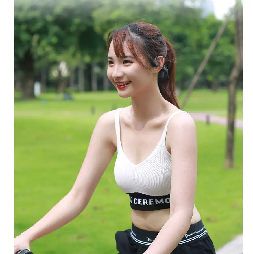 Bone conduction Bluetooth headset Attractive Sister