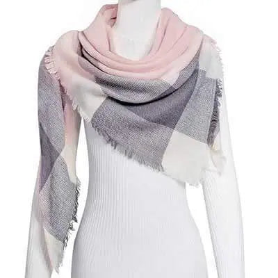 esign Women Triangles Scarf Long Scarves Shawl Autumn Winter CJ