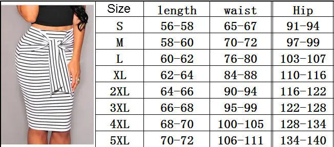 High waist striped lace tight hip skirt CJ