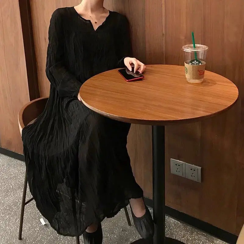 Long Skirt Temperament Sunscreen Chiffon Dress Women CJ