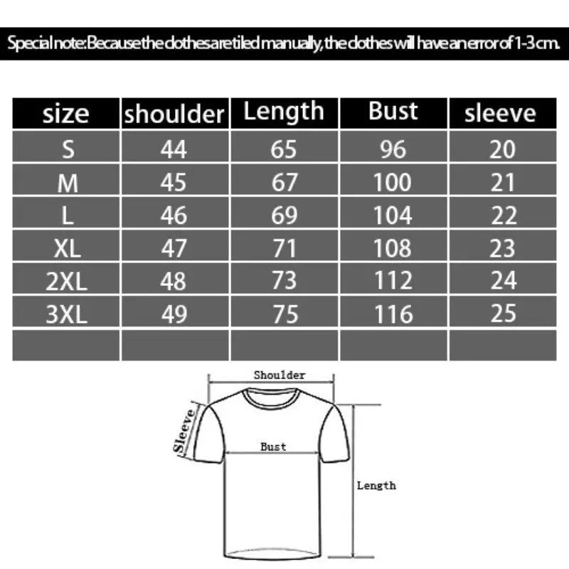 European And American Digital Printing Casual Round Neck T-shirt CJ