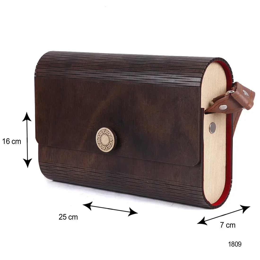 Women's Handcrafted Wooden Light Weight Unique purse/Handbeg Attractive Sister