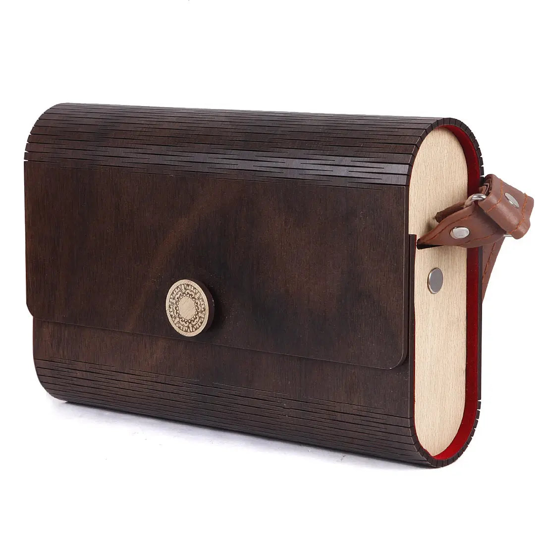 Women's Handcrafted Wooden Light Weight Unique purse/Handbeg Attractive Sister