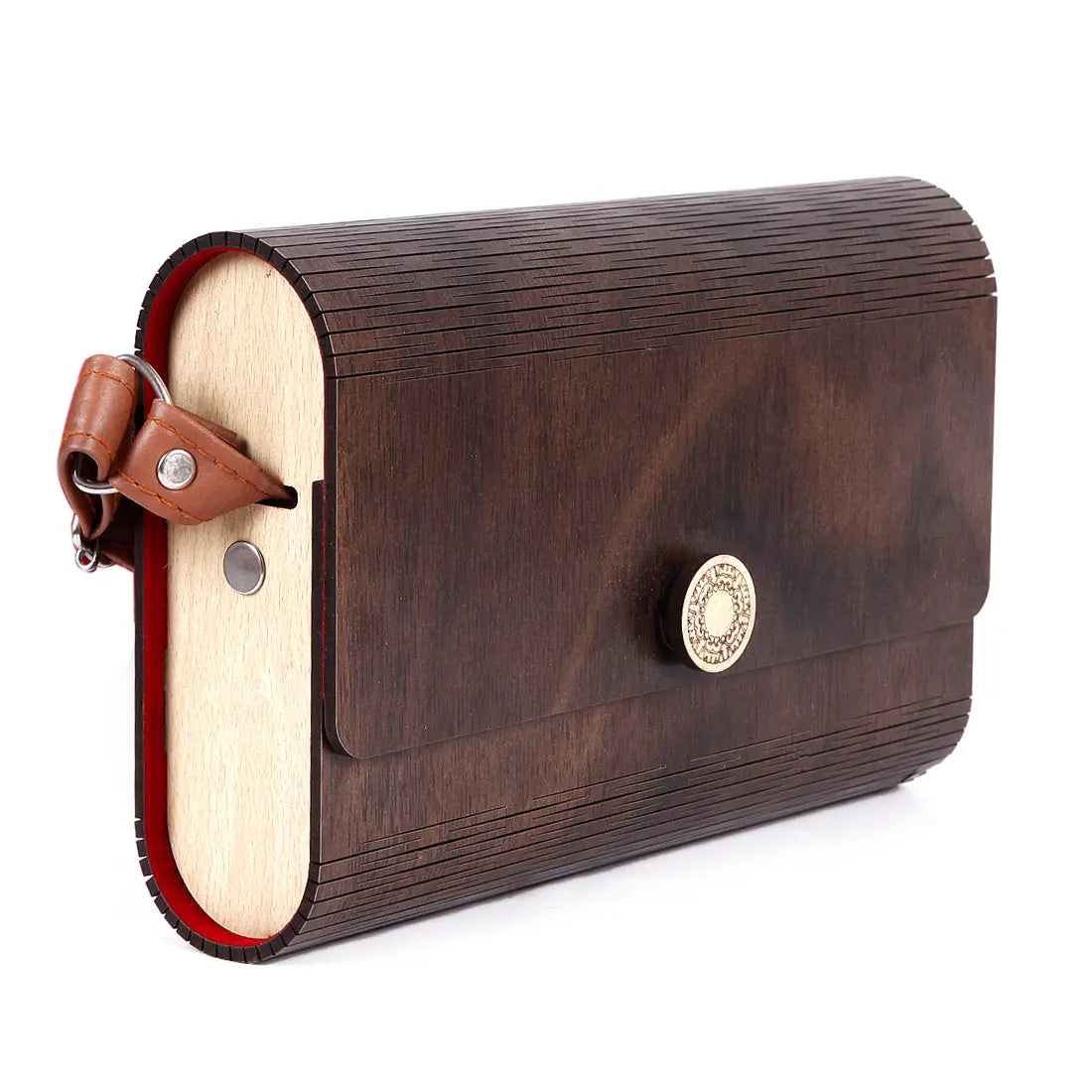 Women's Handcrafted Wooden Light Weight Unique purse/Handbeg Attractive Sister