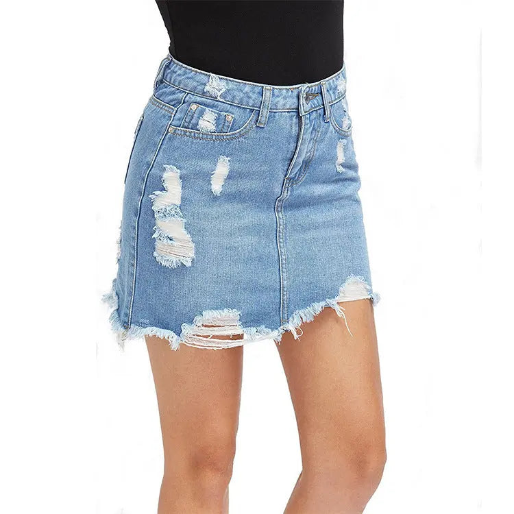 Denim skirt skirt CJ