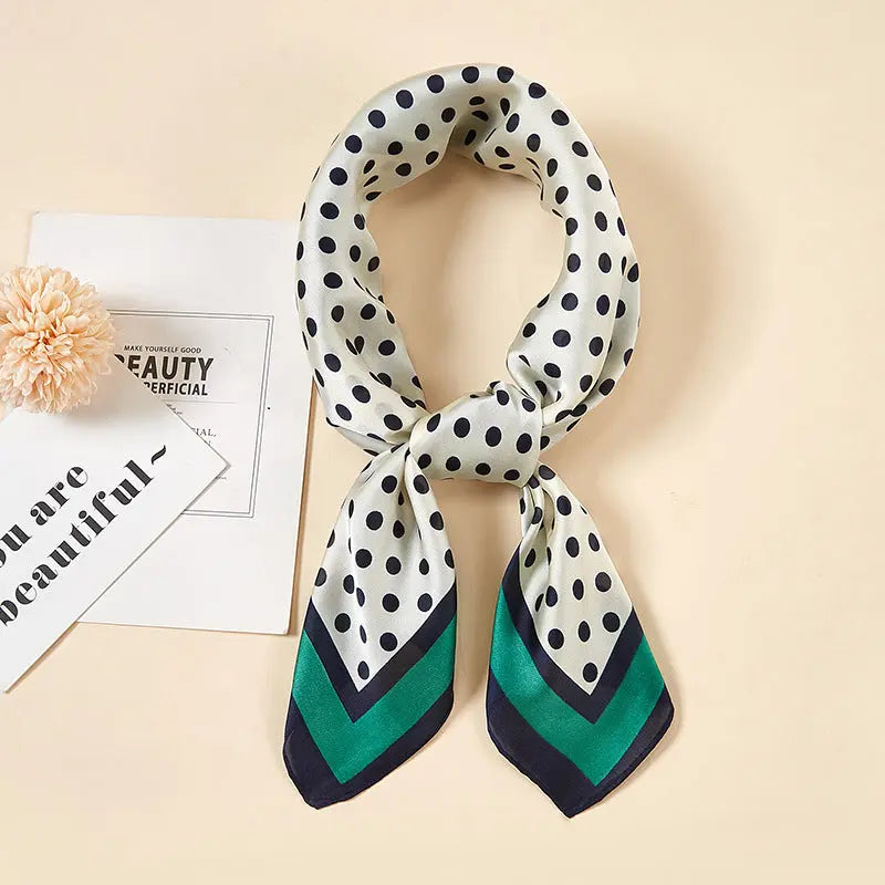 Ladies multifunctional polka dot scarf CJ