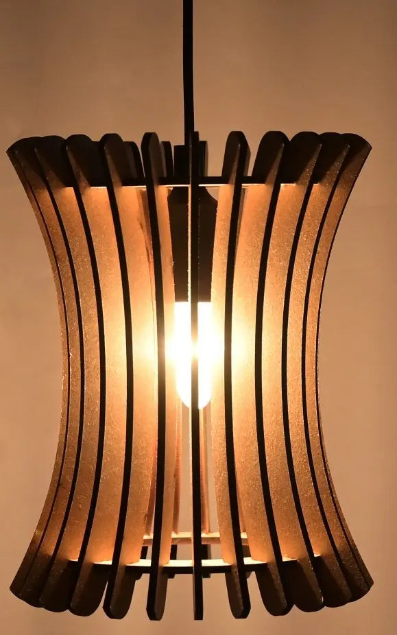 Handcrafted Rattan Hanging Lamp – Boho Cane Pendant Light for Living Room & Home Decor (108 cm or 20 cm) Attractive Sister