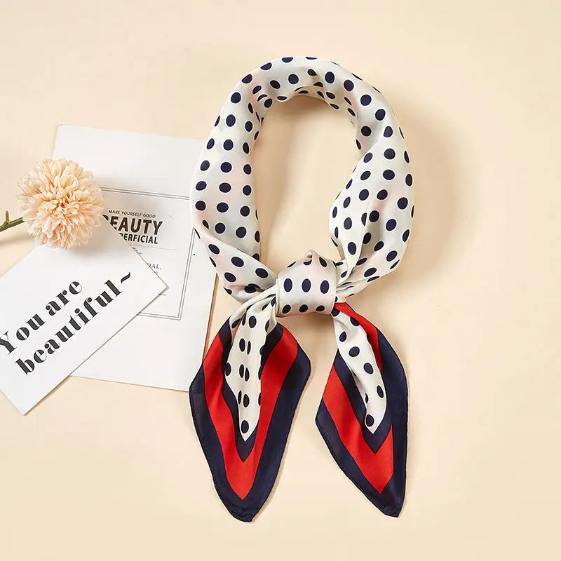 Ladies multifunctional polka dot scarf CJ