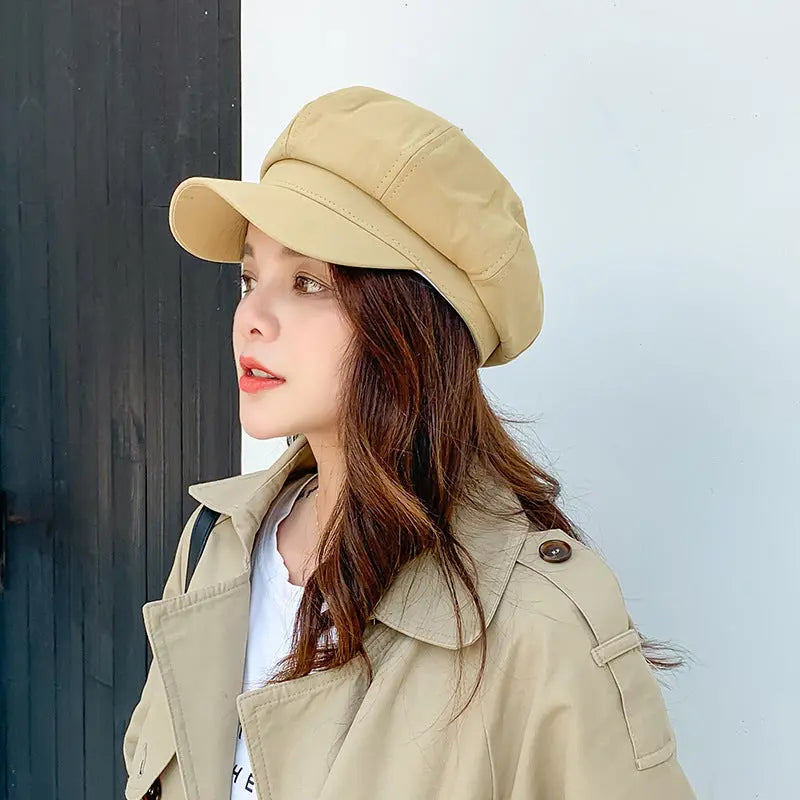 Thin Cotton And Linen Breathable Octagonal Cap Children CJ