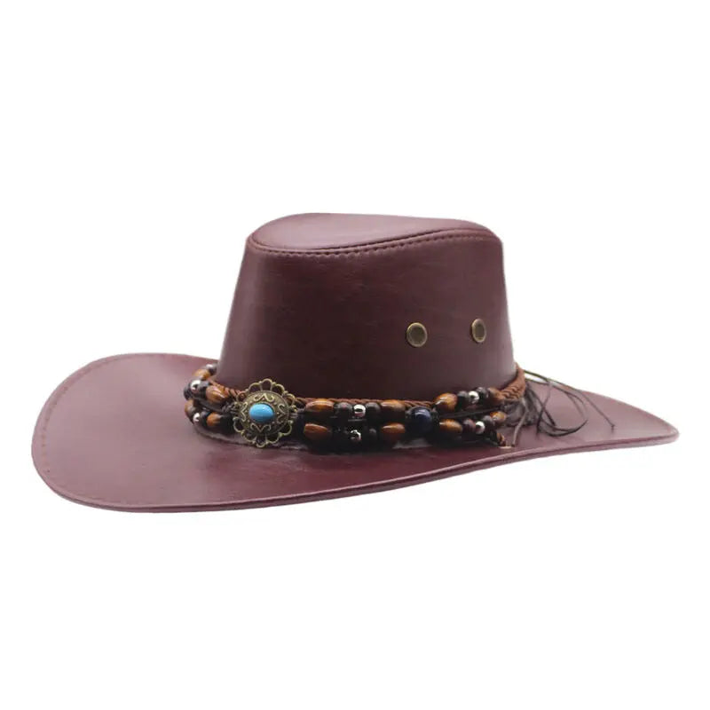Female Big Brim Sun-proof Western Cowboy Hat CJ
