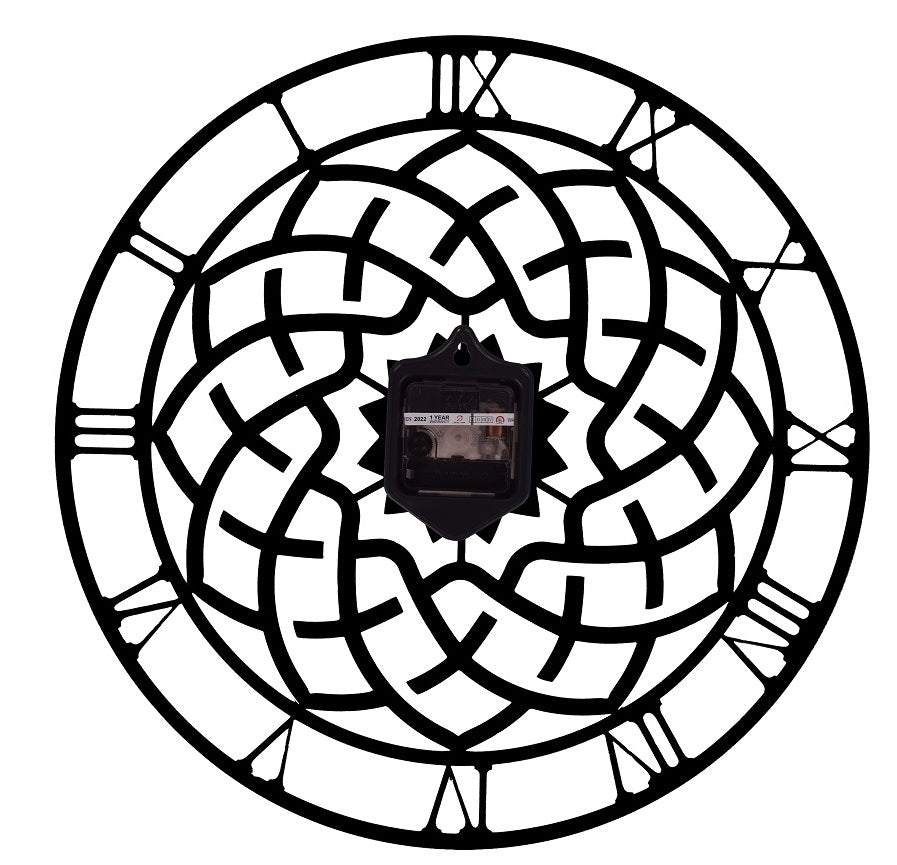 Elegant Precision: Designer Metal Wall Clock - Elevating Every Space with Style (DESIGN-13) Attractive Sister