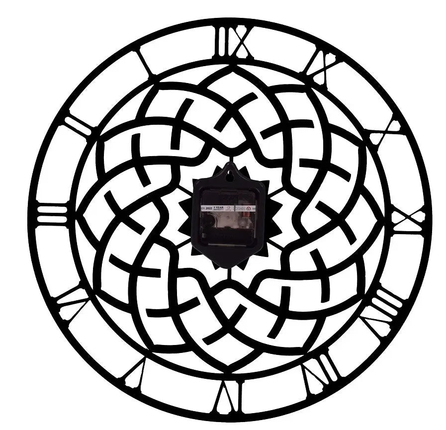 Elegant Precision: Designer Metal Wall Clock - Elevating Every Space with Style (DESIGN-13) Attractive Sister
