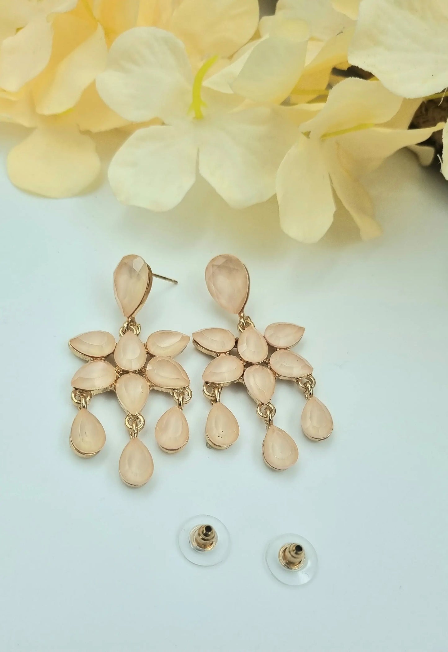Dazzling Green Crystal Drop Earrings Attractive Sister