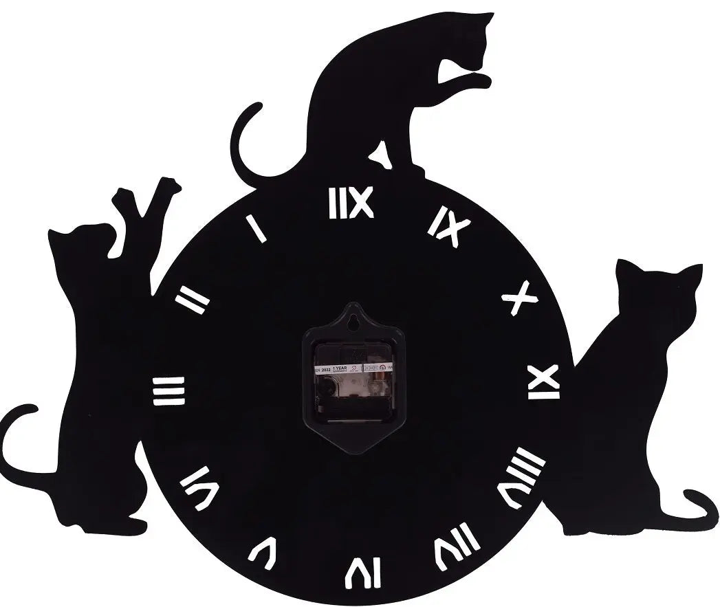 Designer Stylish Metal Wall Metal Metal Clock for Living Room, Bedroom, Office, Kitchen, Home and Hall, Fancy Big Size Modern Wall Watch for Homedécor -543 Attractive Sister