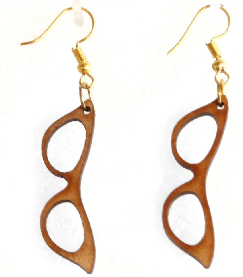 Handcrafted Wooden Earrings Set - 3 Pairs of Fun and Unique Designs Attractive Sister