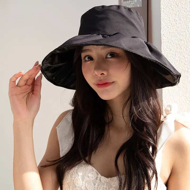 Women's Fashion Thin Big Brim Hat Attractive Sister