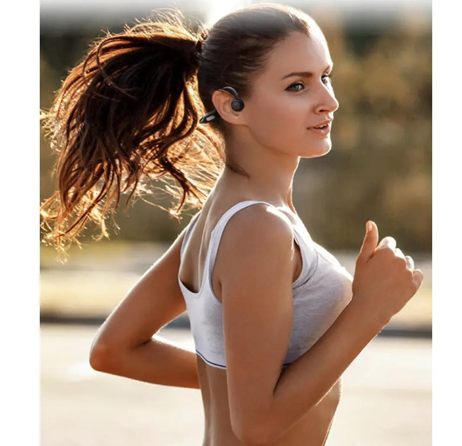Bone conduction Bluetooth headset Attractive Sister