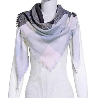 esign Women Triangles Scarf Long Scarves Shawl Autumn Winter CJ