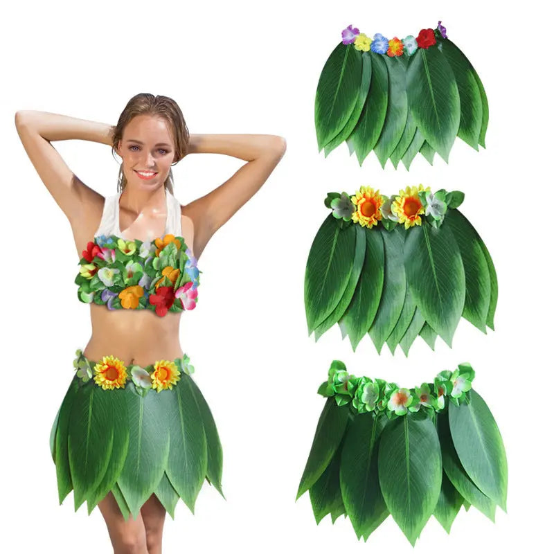 Beach Festival Performance Grass Skirt CJ