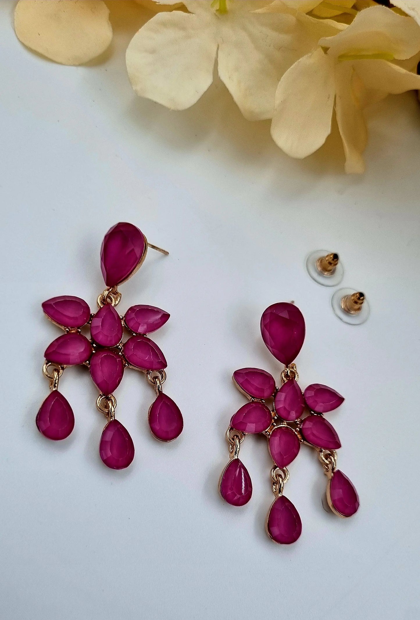 Dazzling Green Crystal Drop Earrings Attractive Sister