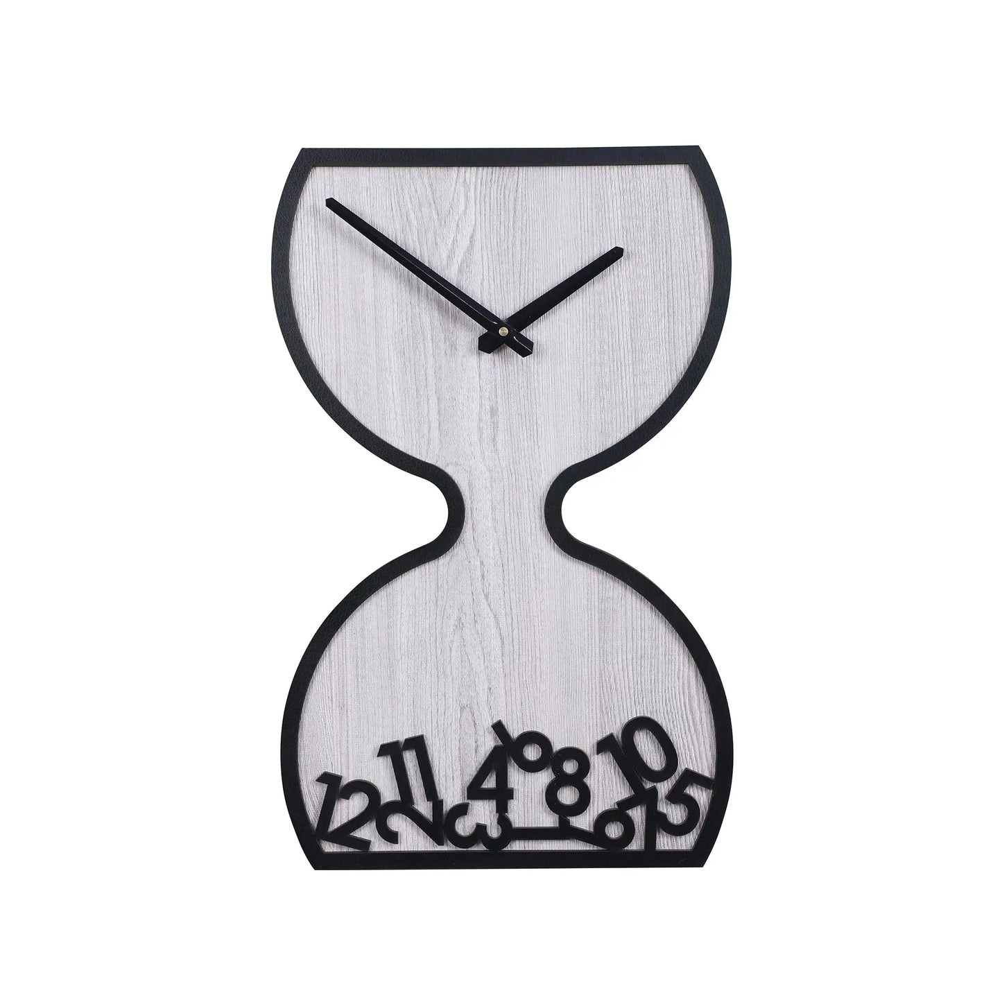 Rustic Wood Wall Clock, Decorative, Living Room, Bedroom, Kitchen, Dining Room, Entryway, Nursery, Office, Den, Hallway (Grey Clock) Attractive Sister