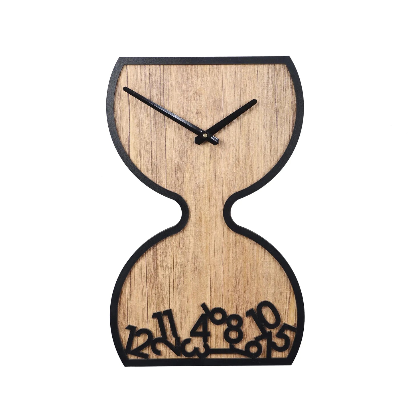 Rustic Wood Wall Clock, Decorative, Living Room, Bedroom, Kitchen, Dining Room, Entryway, Nursery, Office, Den, Hallway (Grey Clock) Attractive Sister