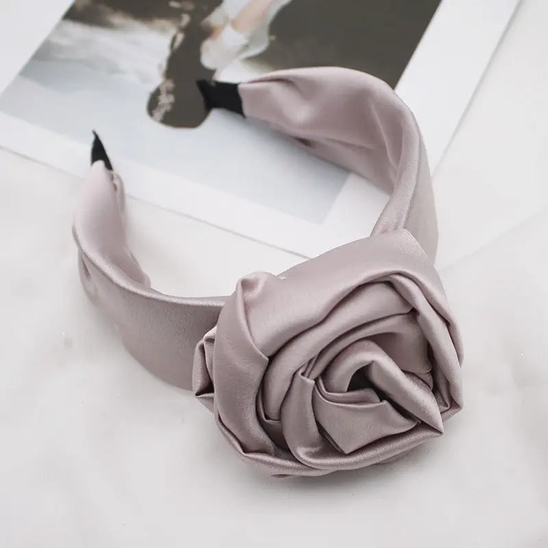 Fabric Fashion Satin Headband Hairpin Hair Accessories CJ