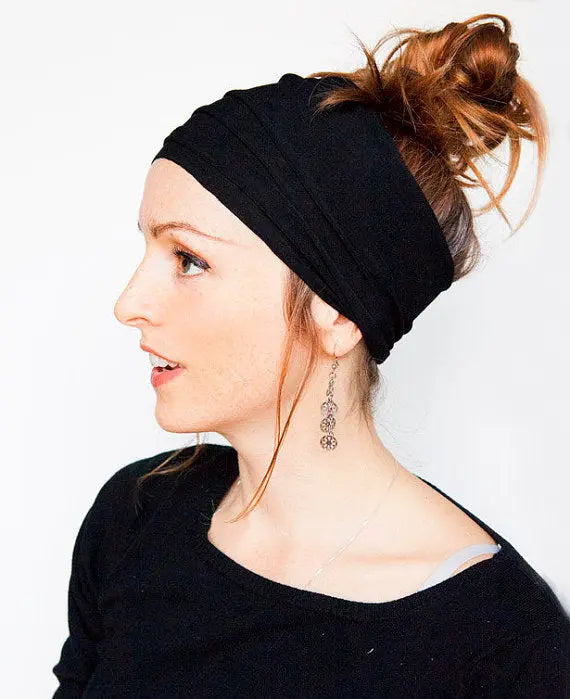 New Style Women's Pleated Headband Fashionable Super Wide Headband CJ