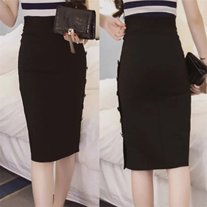 Hip skirt sexy split skirt CJ