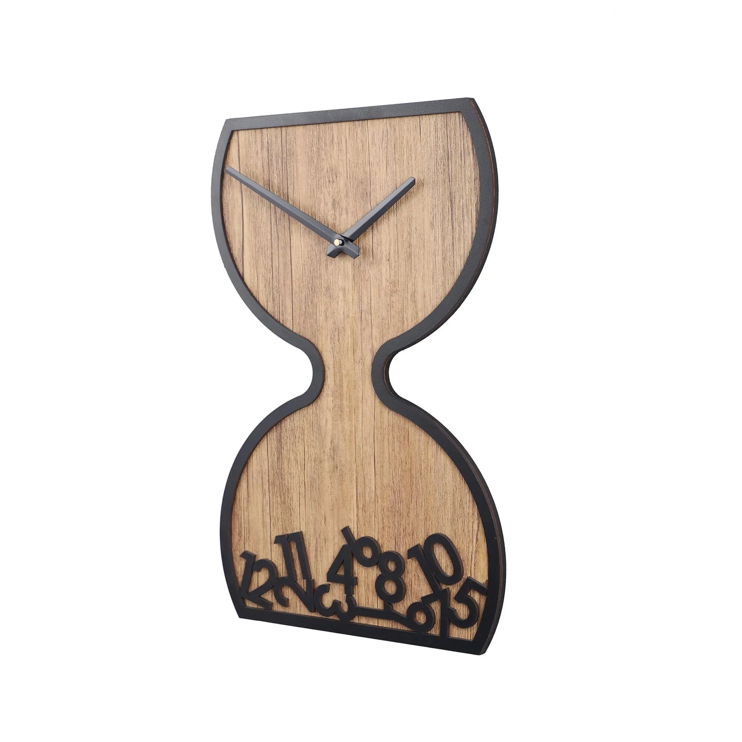 Rustic Wood Wall Clock, Decorative, Living Room, Bedroom, Kitchen, Dining Room, Entryway, Nursery, Office, Den, Hallway (Grey Clock) Attractive Sister