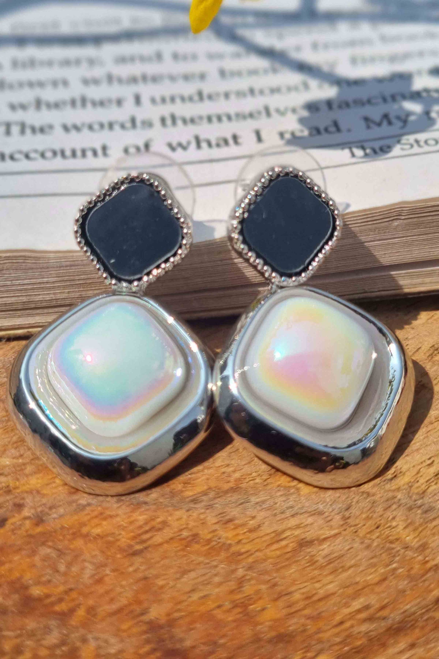 Vintage Luxury at an Affordable Price: Trifari Glass Enamel Earrings Attractive Sister
