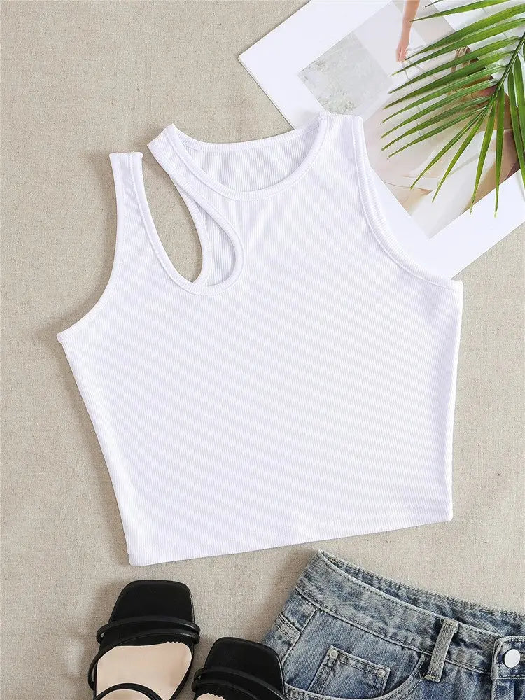 Women's Fashion Hollowed-out Bottoming Camisole CJ