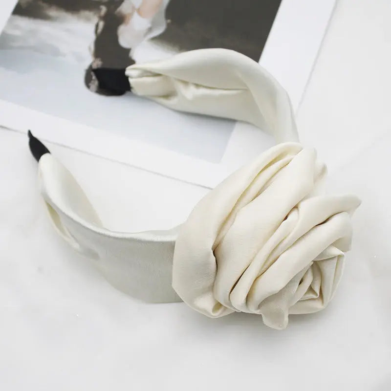 Fabric Fashion Satin Headband Hairpin Hair Accessories CJ