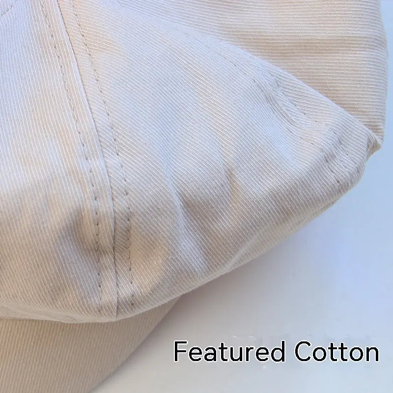 Thin Cotton And Linen Breathable Octagonal Cap Children CJ